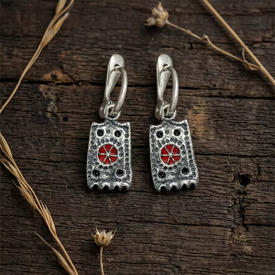 Серьги Прялки