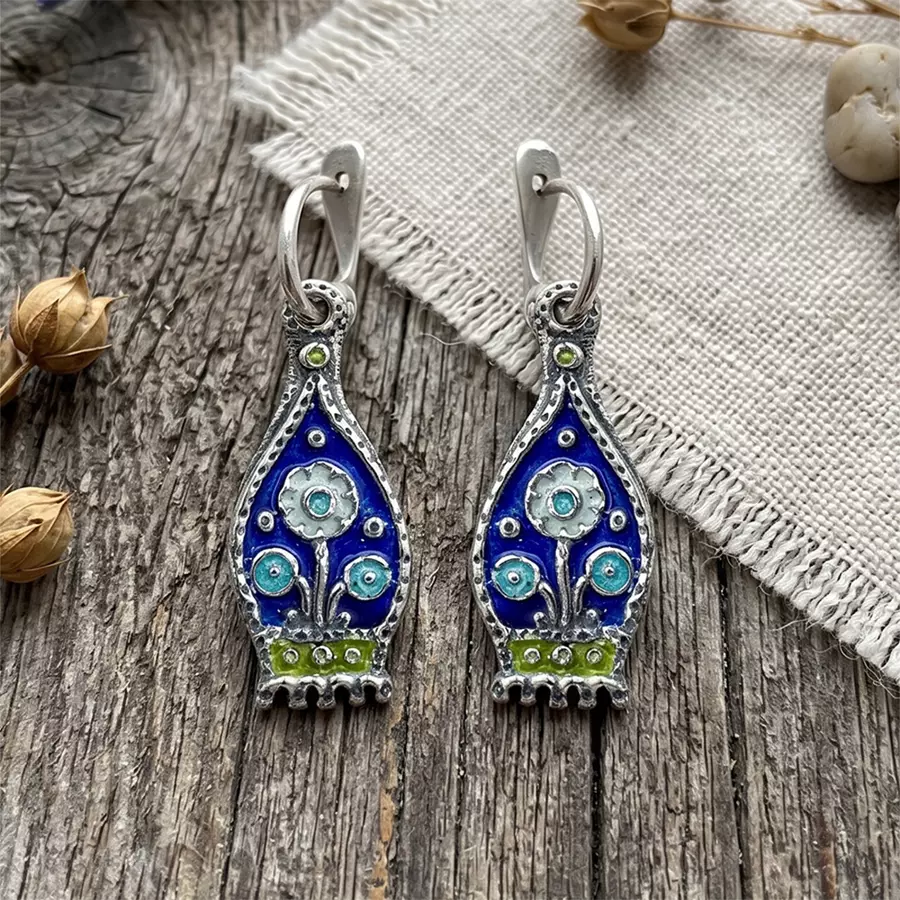 Серьги Очелье