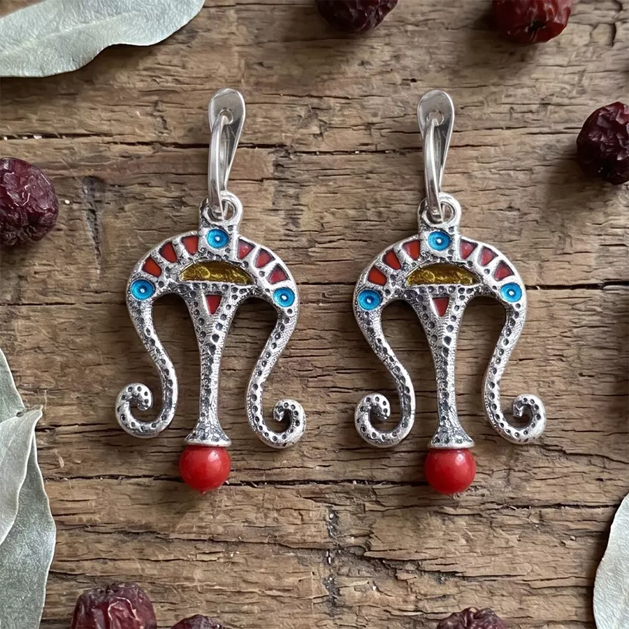 Серьги Любава
