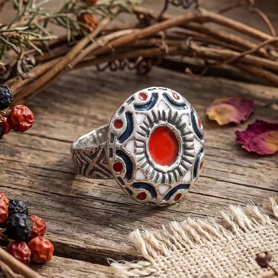 Серебряное кольцо